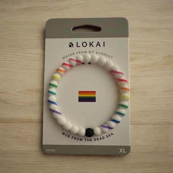 LOKAI XL Unisex Pride Bracelet - Rainbow and White NWT - Picture 9 of 14